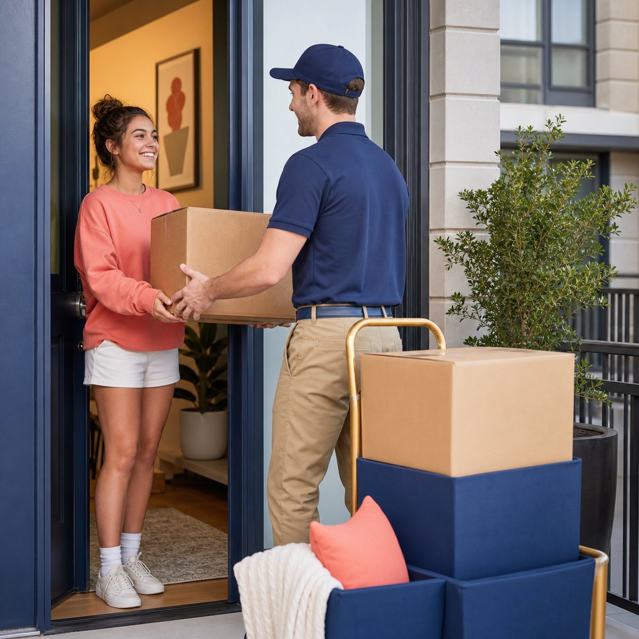 HomeShipping pickup at a student's door